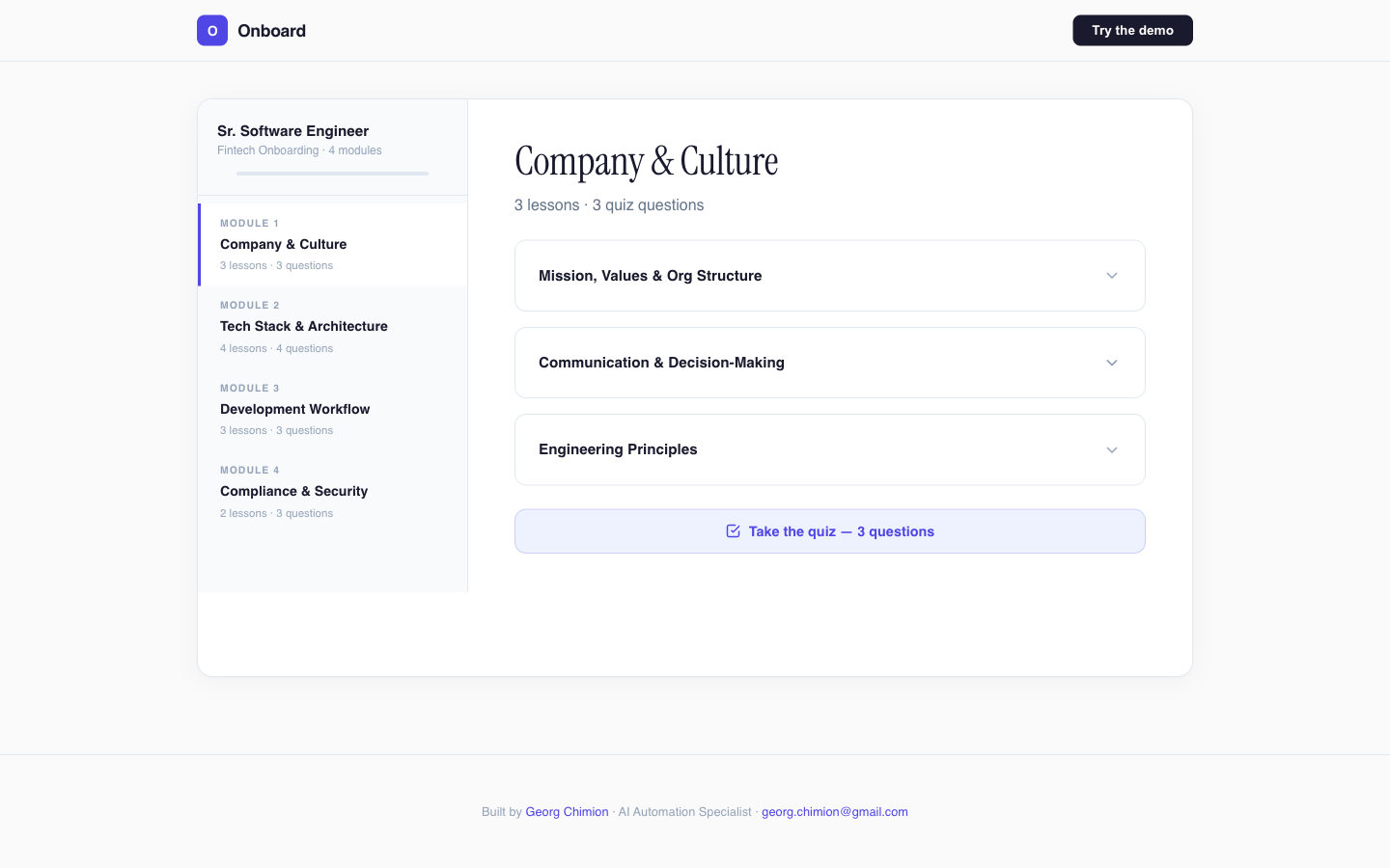 Onboard — AI Employee Onboarding