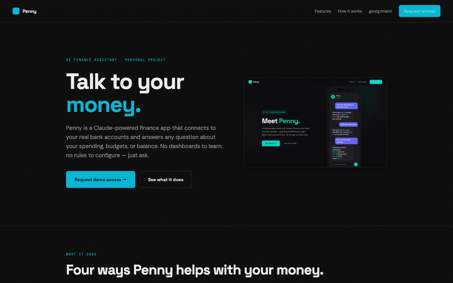 Ask Penny — AI Finance Assistant