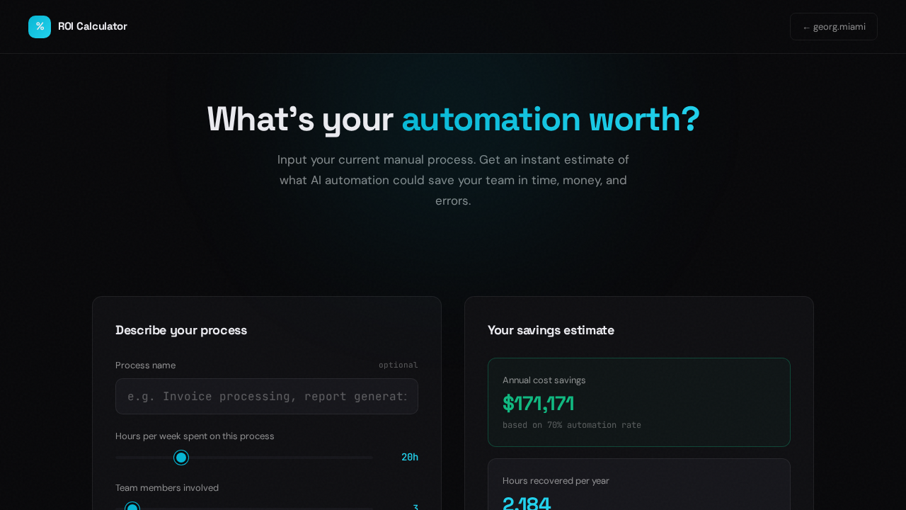 ROI Calculator